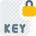 Key File Lock Key Lock File Lock Icon