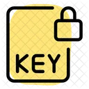 Key File Lock Key Lock File Lock Icon