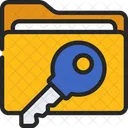 Key Folder Secure Folder File Safe Icon