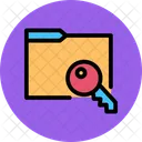 Key Folder Document File Symbol