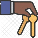 Key Holding Key Holding Gesture Hand Holding Key Icon