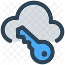 Cloud Computing Key Icon