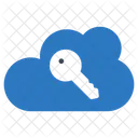 Key Lock Cloud Icon
