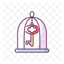 Key In Cage  Icon
