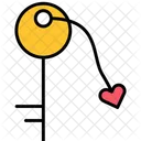 Key Love Day Heart Icon