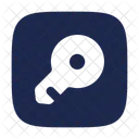 Key Minimalistic Square Key Password Icon