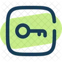 Key Minimalistic Square Key Password Icon