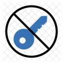Key Not Allowed  Icon