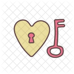 Key of heart  Icon