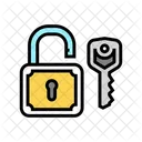 Key Padlock Access Security Icon