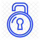 Key padlock open  Icon