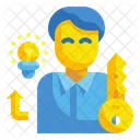 Key Person Expert Person Key Icône