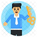 Key Man Key Person Business Key Icon