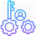 Key Person Solution Leadership Icon