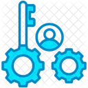 Key Person Solution Leadership Icon