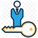 Key Player Product Owner Scrum Master Icon