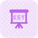 Key Presentation Key Presentation Icon