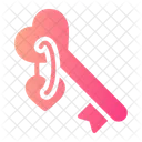 Key Ring Keychain Heart Icon