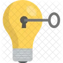 Key Bulb Creative Icon