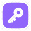 Key Square Computer Web Icon