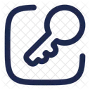 Key Square Computer Web Icon