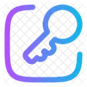Key Square Computer Web Icon
