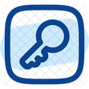 Key Square Computer Web Icon