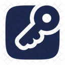 Key Square Computer Web Icon
