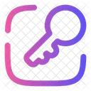 Key Square Computer Web Icon