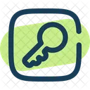 Key Square Computer Web Icon