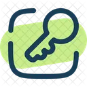 Key Square Computer Web Icon
