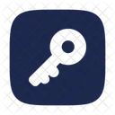 Key Square Computer Web Icon