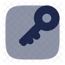 Key Square Computer Web Icon
