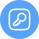 Key Square Computer Web Icon