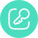 Key Square Computer Web Icon
