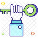 Key To Success Business Key Access Key Icône