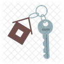 Key with keychain  Icon