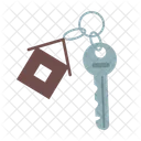 Key with keychain  Icon