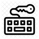 Keyboard Malware Hacker Icon