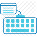 키보드 웹 디자인 타이핑 아이콘