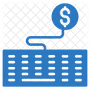 Keyboard Dollar Finance Icon