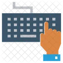 Finger Keyboard Finance Icon