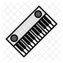 키보드 피아노 악기 아이콘