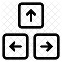 Keyboard Button Direction Icon