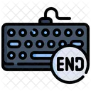 Ending Keyboard Button Computer Hardware Icon