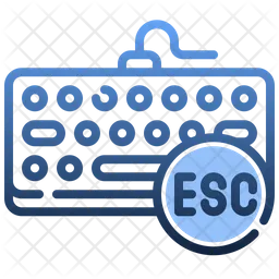 Keyboard Escape  Icon