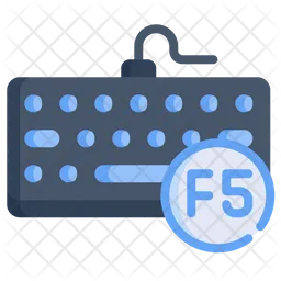 Keyboard F 5  Icon