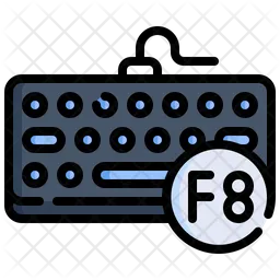 Keyboard F 8  Icon