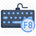 Keyboard F 8  Icon