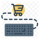 Keyboard Ecommerce Shop Icon